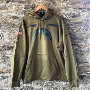 RARE NWT Nike Los Angeles Chargers Salute-to-Service Men's Hoodie - Size XXL